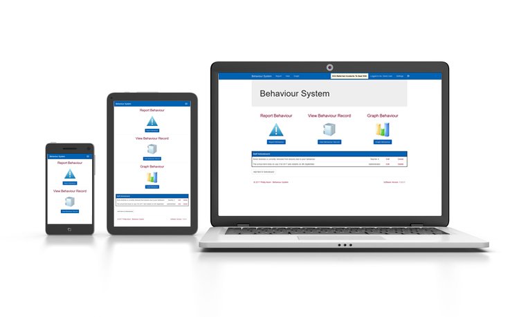 Behaviour System on Mobile, Tablet and Desktop